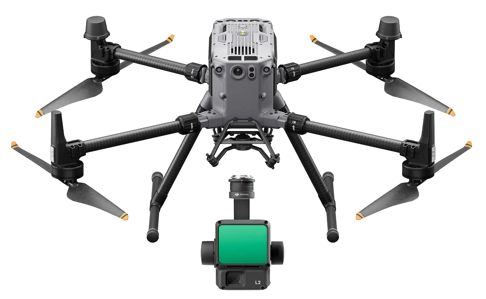 DJI Matrice 350 RTK con sensor Zenmuse L2 para topografía aérea LiDAR